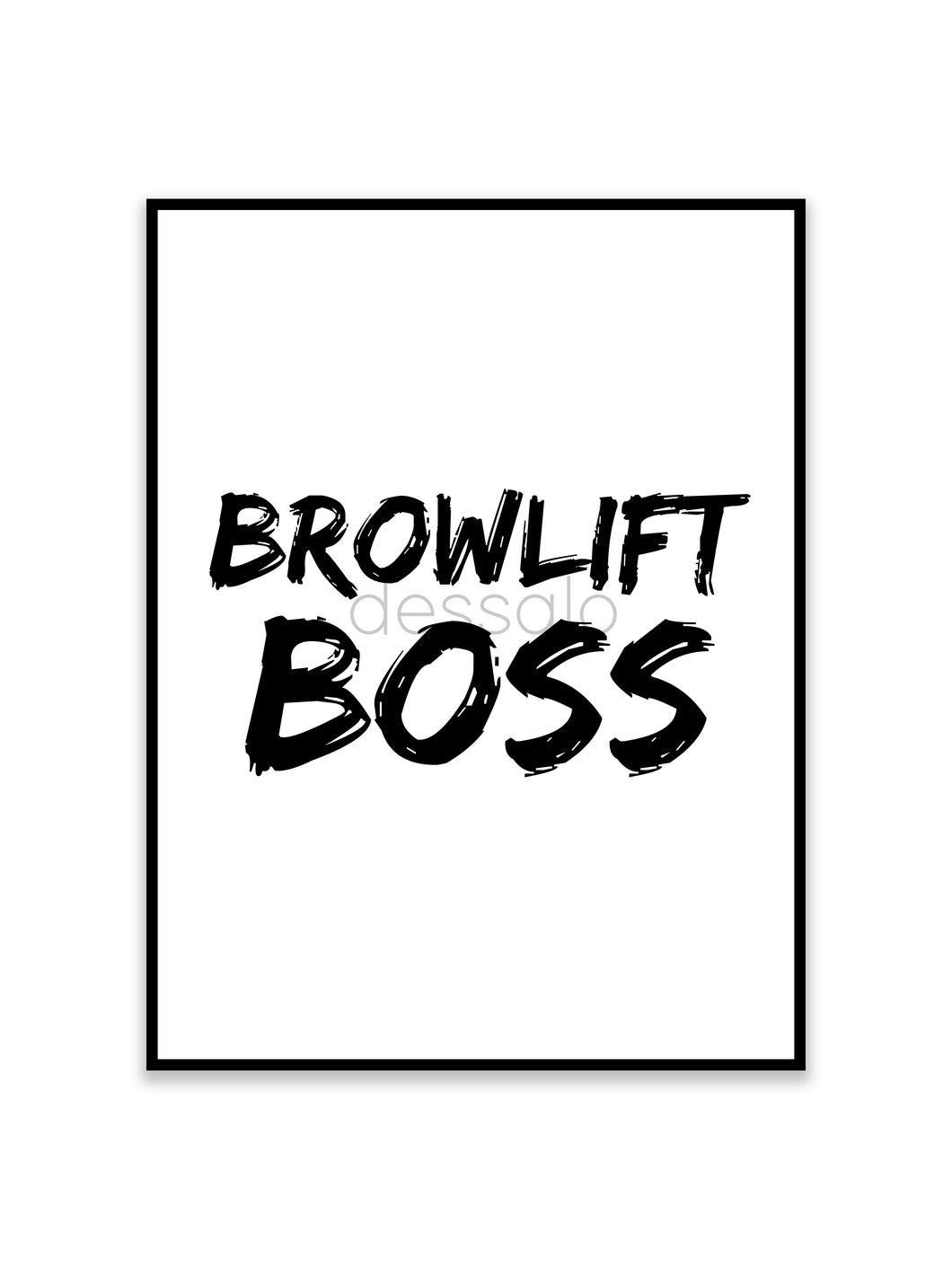 Browlift Boss Poster