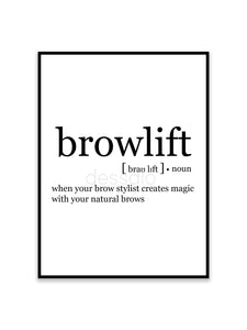 Browlift Poster