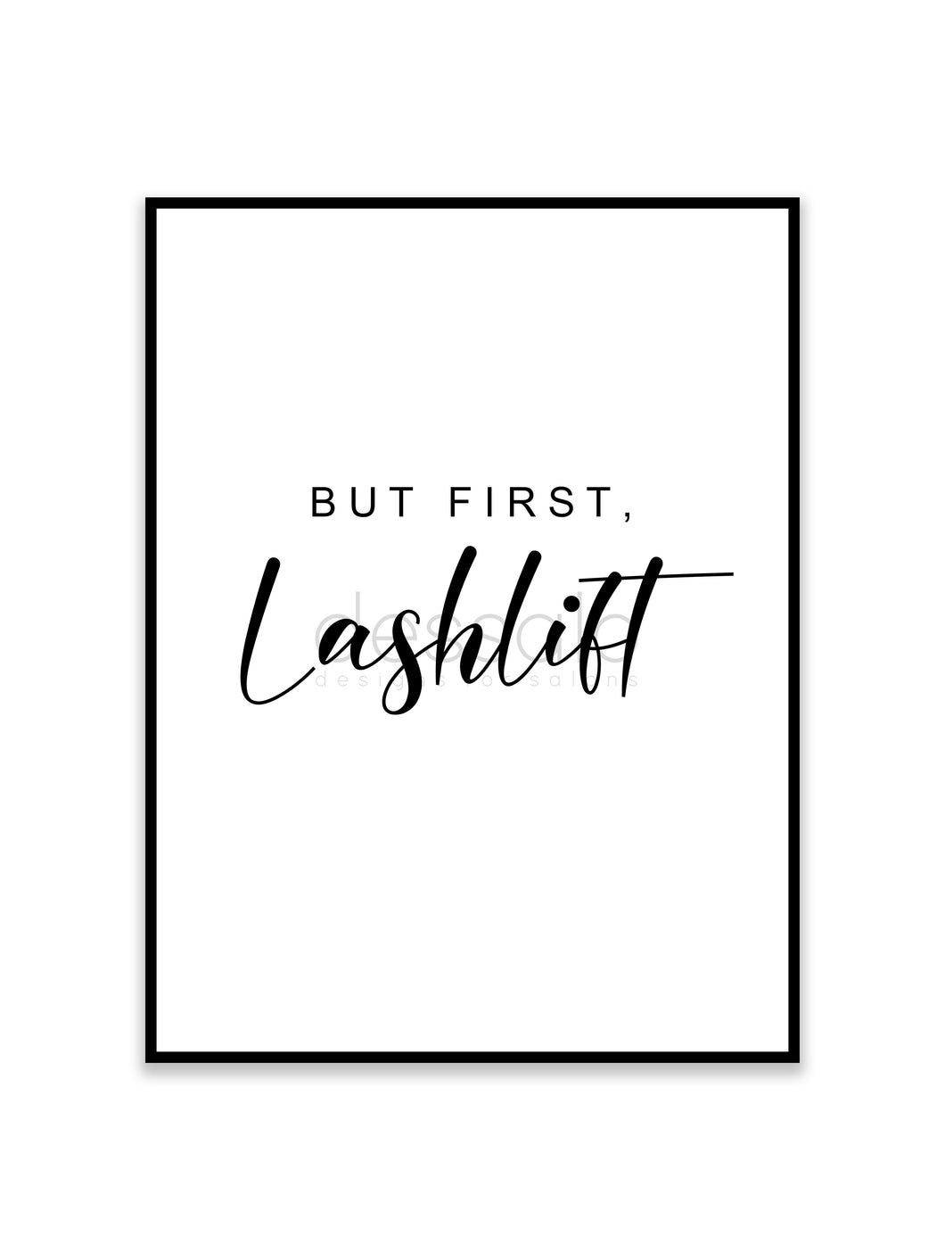 But first, Lashlift Poster