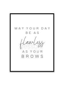 Flawless Brows Poster