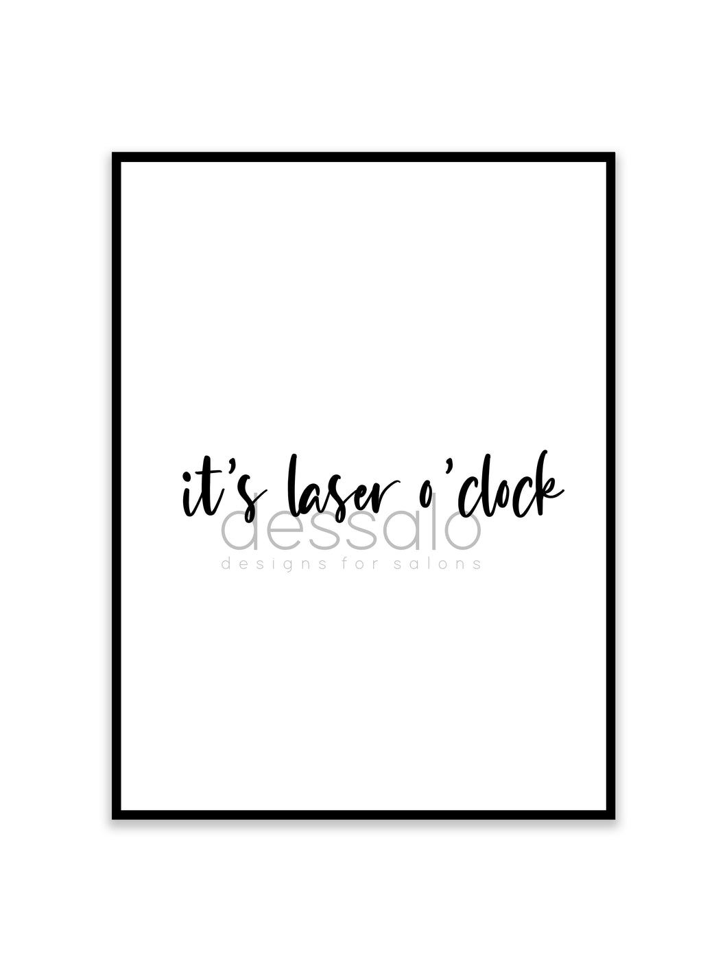 It's laser o'clock Poster