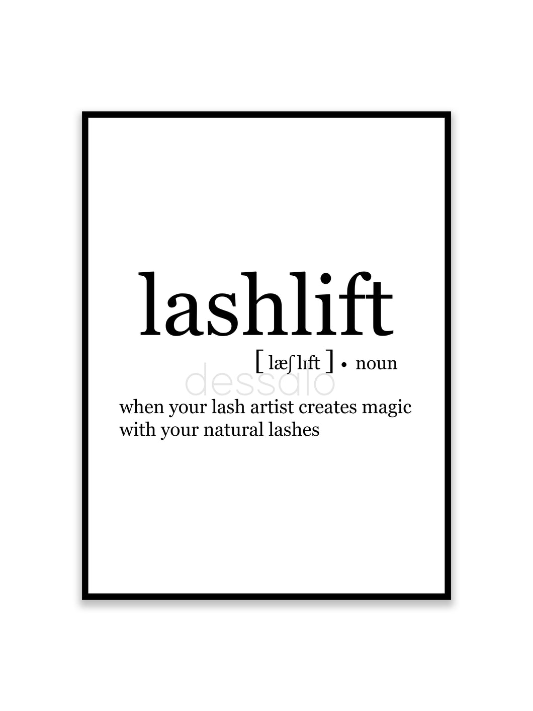 Lashlift Poster