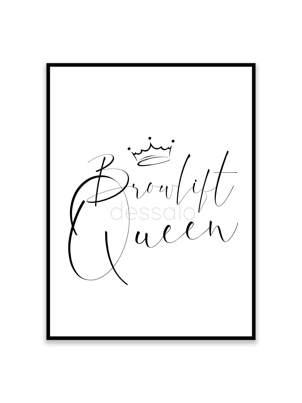 Browlift Queen Poster