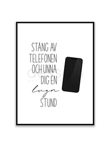 Stäng av telefonen Poster