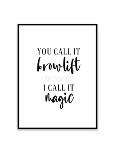 Browlift Magic Poster